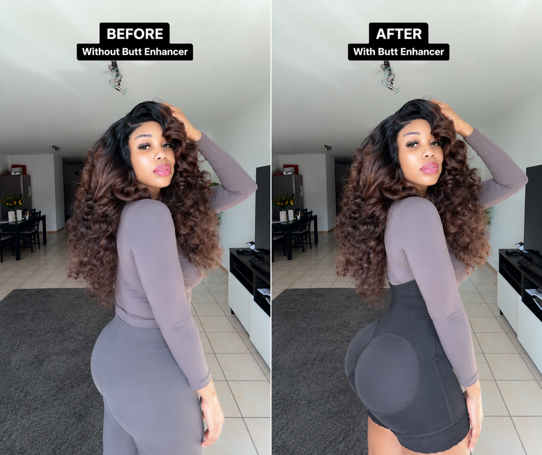 High waisted tummy control and butt lift