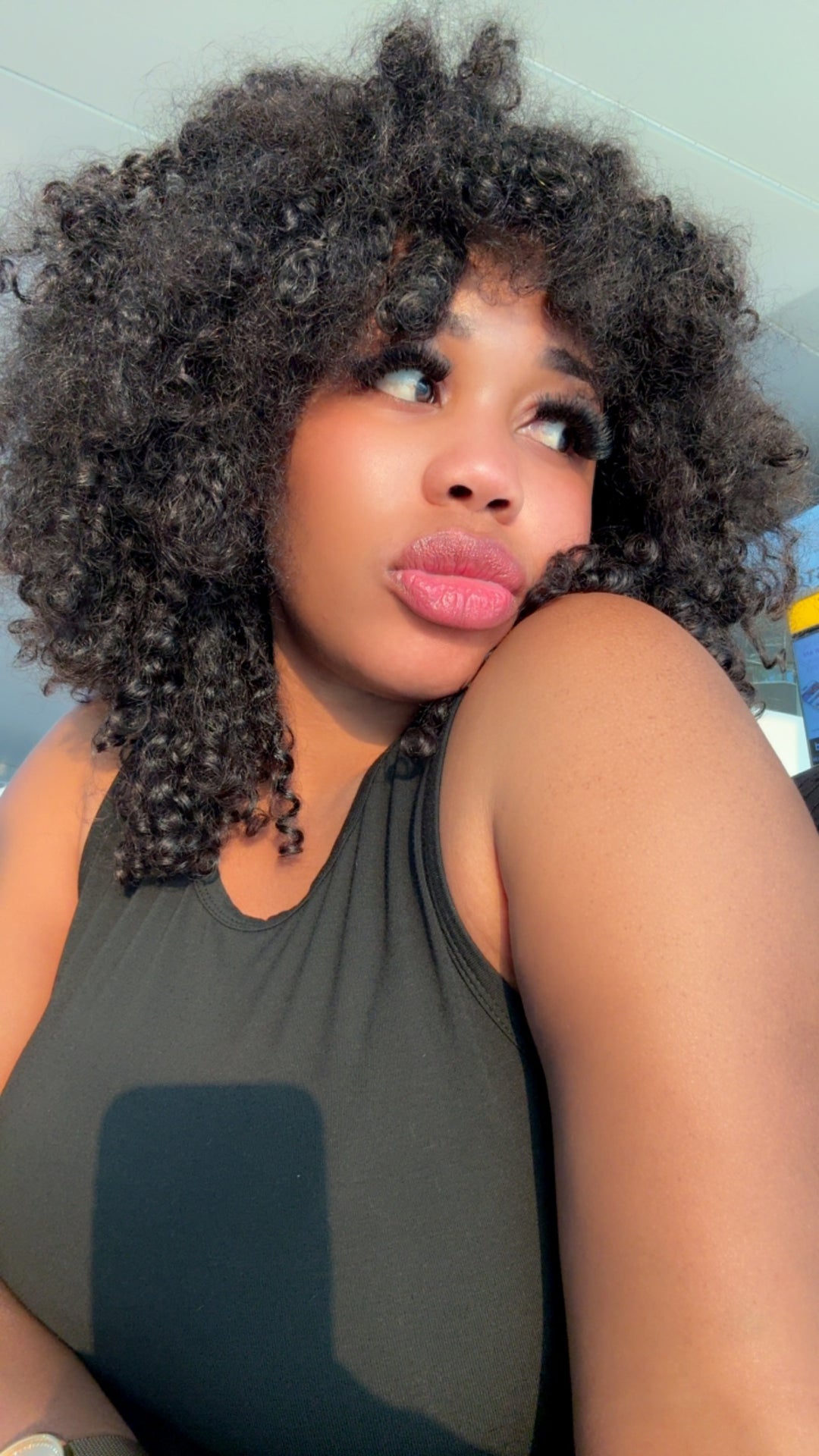 Afro curls
