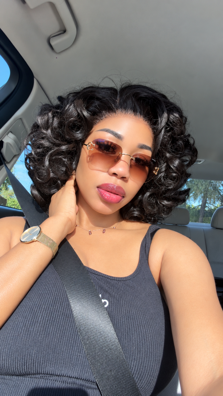Human hair blend