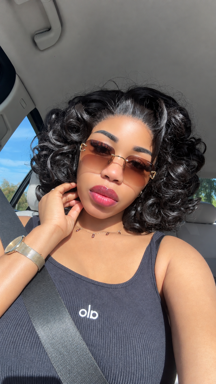 Human hair blend